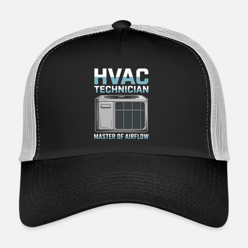 HVAC Technician Cooling Technology Gift Men Professionals Trucker Cap