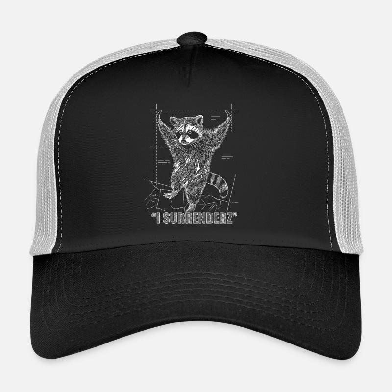 Mème du raton laveur Casquette trucker 