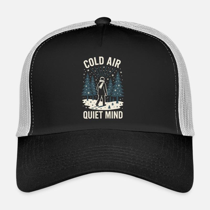 Forest Walk Overthinker Mental Reset Trucker Cap