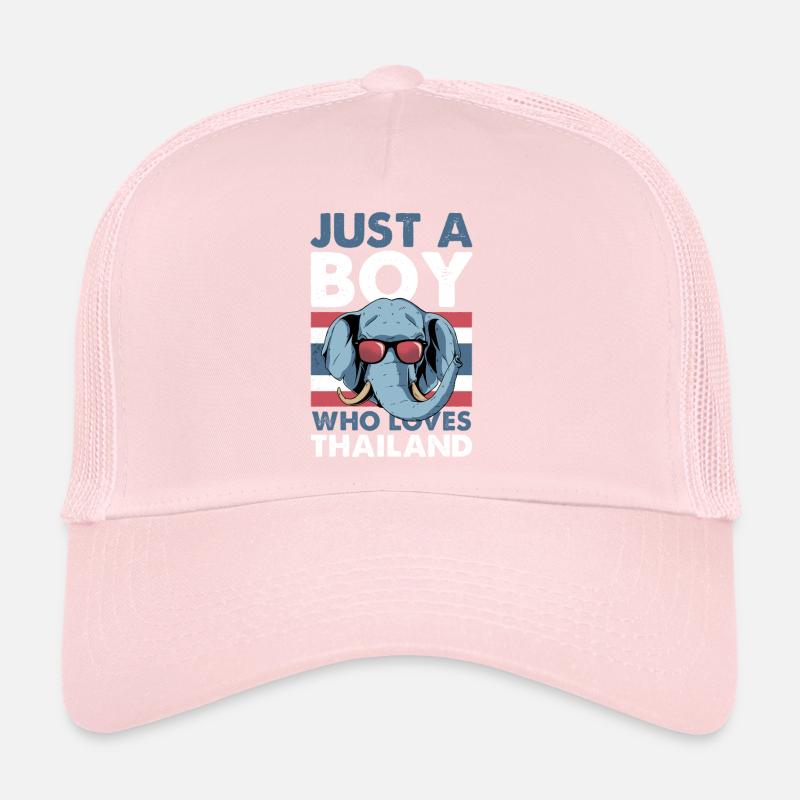 L’éléphant aime la Thaïlande TShirt Casquette trucker 