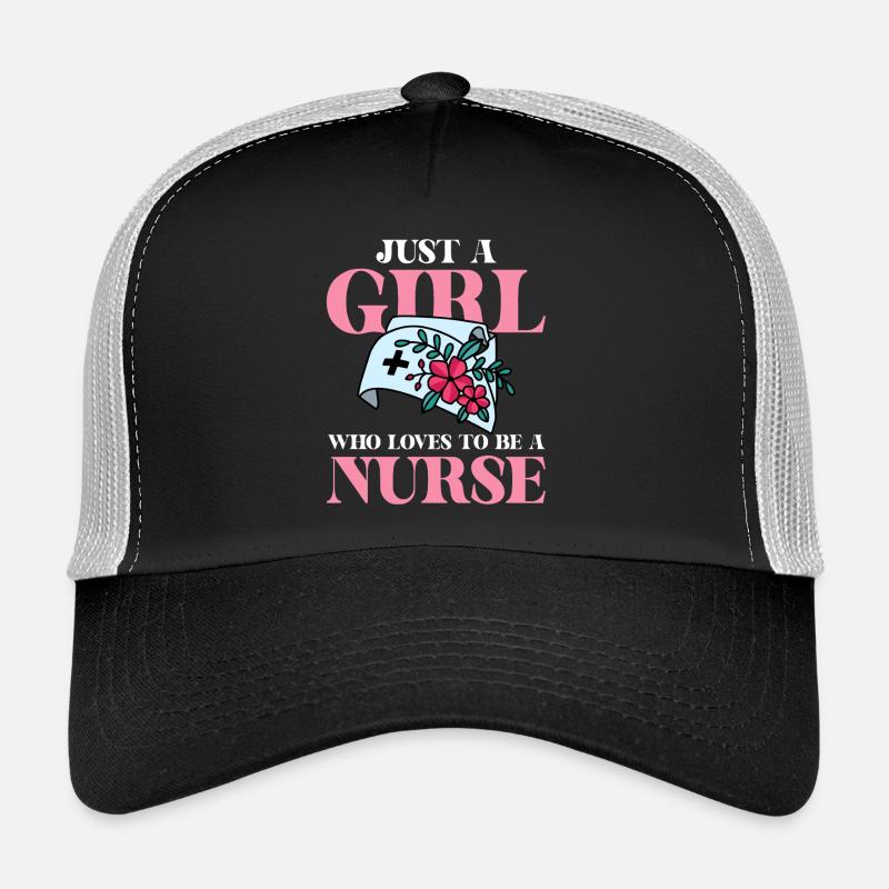 Nur eine Frau, die Krankenschwester liebt Trucker Cap