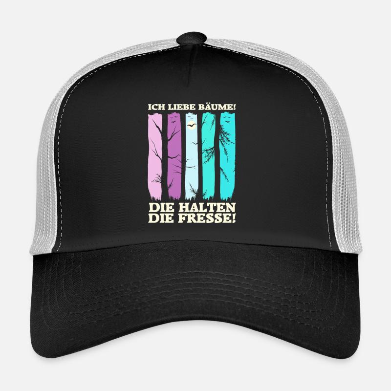 Forest Nature Trees Nature Lover Forest Bathing Gift Trucker Cap
