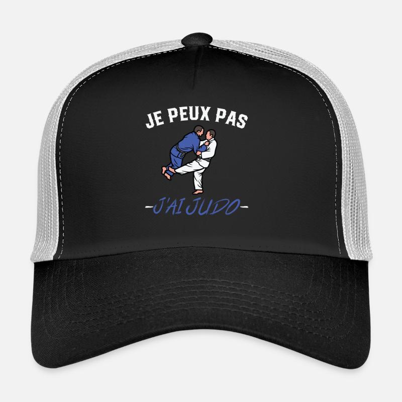 Ich kann nicht. Ich habe Judo. - Trucker Cap - Schwarz/Steingrau