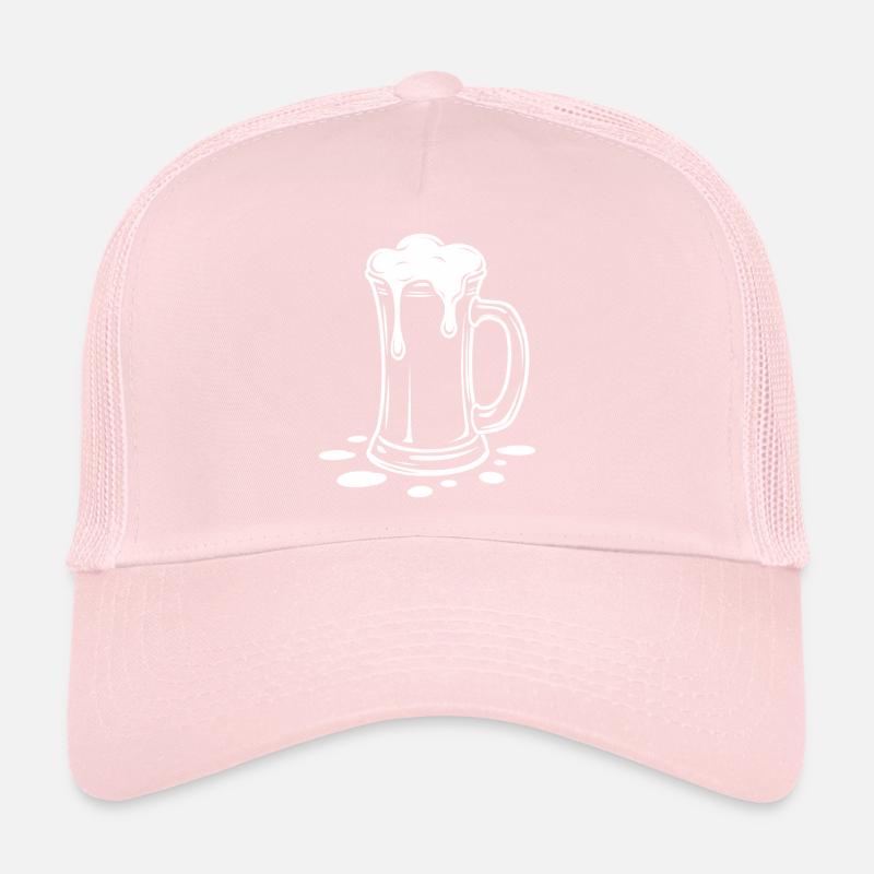 Overflowing Beer Mug Foam Party Trucker Cap