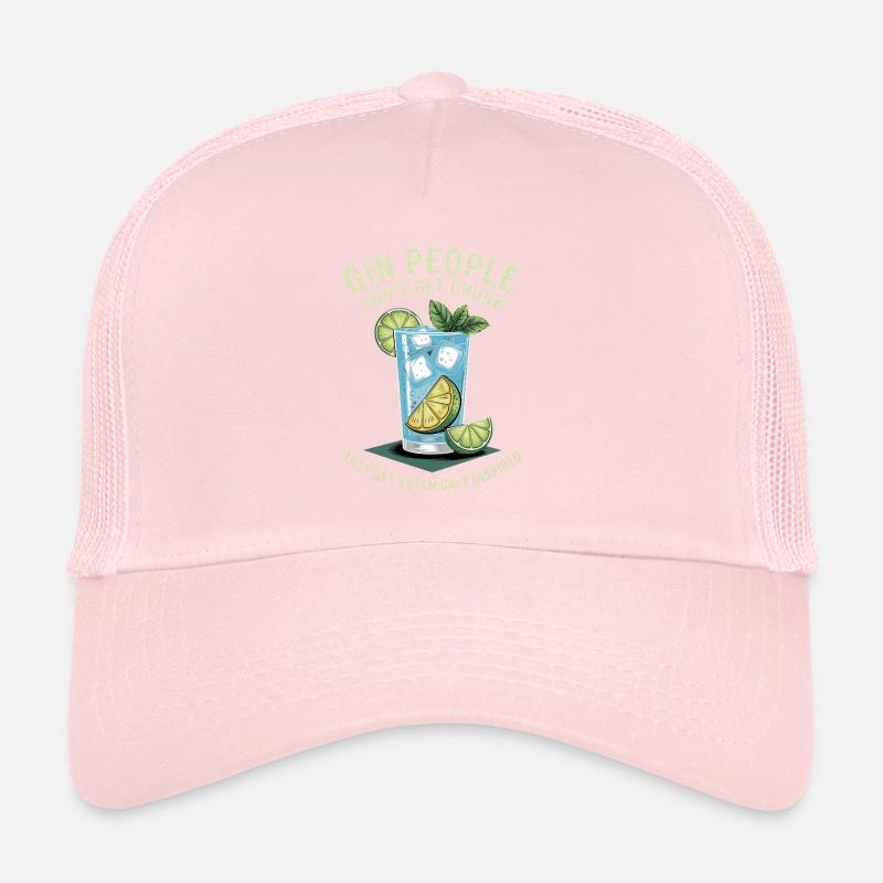 Gin People Don't Get Drunk Botanicaly Inspired Trucker Cap
