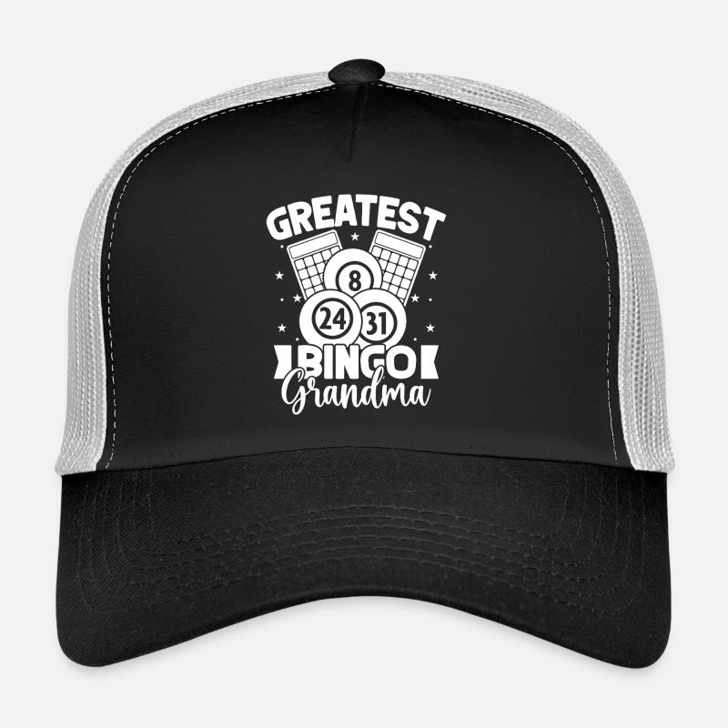 Joueuse de bingo Grand-mère Bingo Casquette trucker 