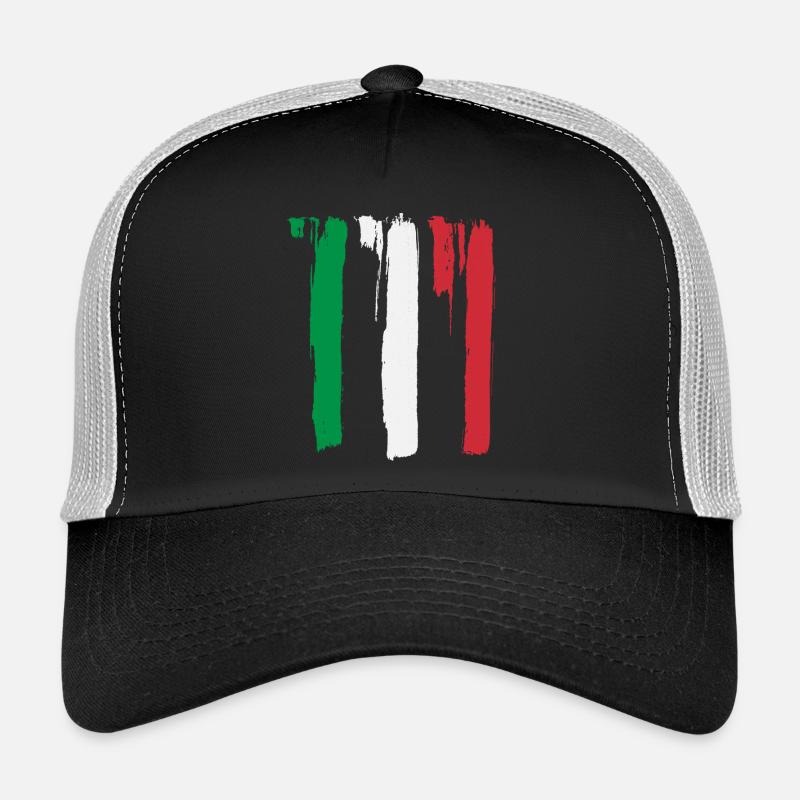 Drapeau italien Casquette trucker 