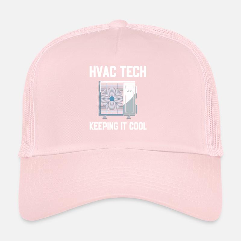 HVAC Tech Keeping It Cool Spruch Techniker Trucker Cap