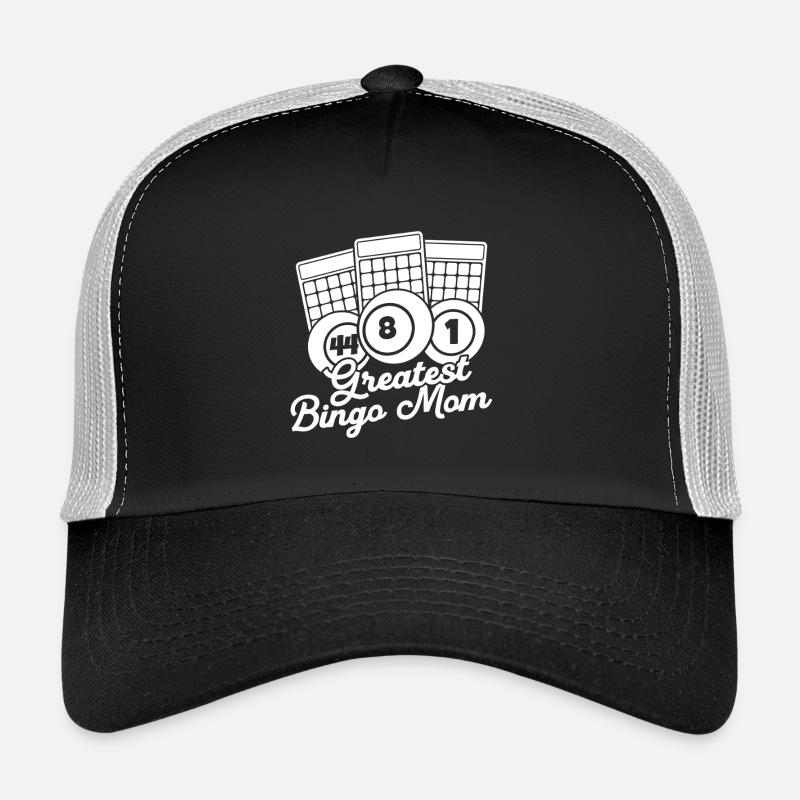 Joueuse de bingo, plus grande maman de bingo, bingo Casquette trucker 