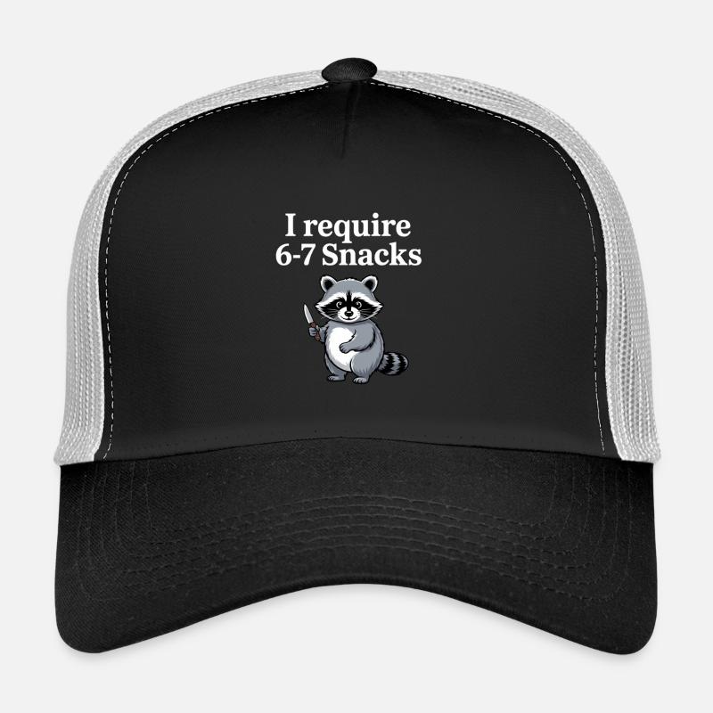 6-7 Internet Meme Cooler 6 7 Raccoon Trucker Cap