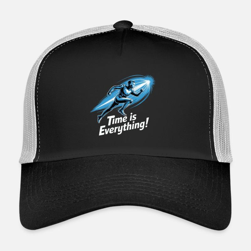 Time is Everything Runner Trucker Cap