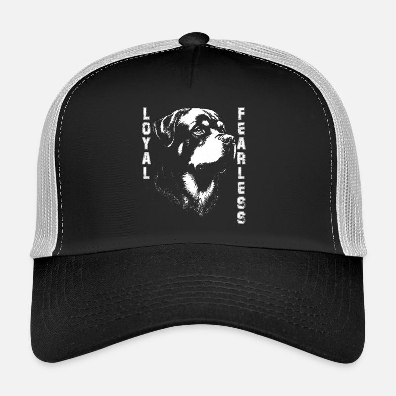 Chien Loyal Rottweiler  Casquette trucker 