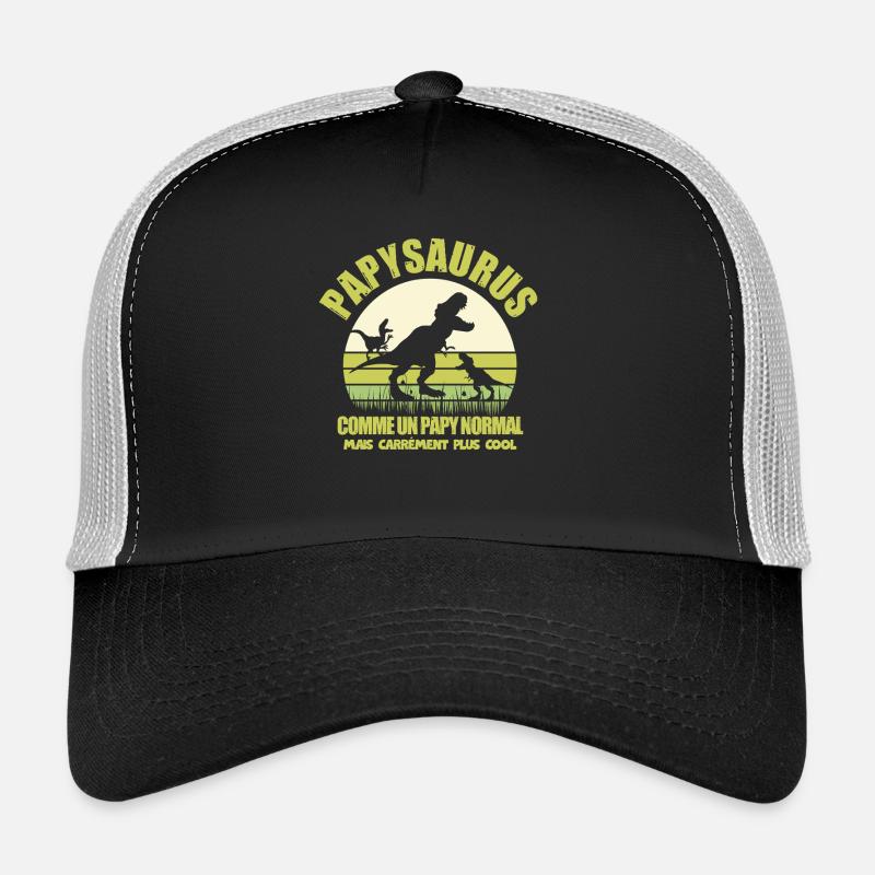 Papysaurus als normaler Opa-Humor Trucker Cap