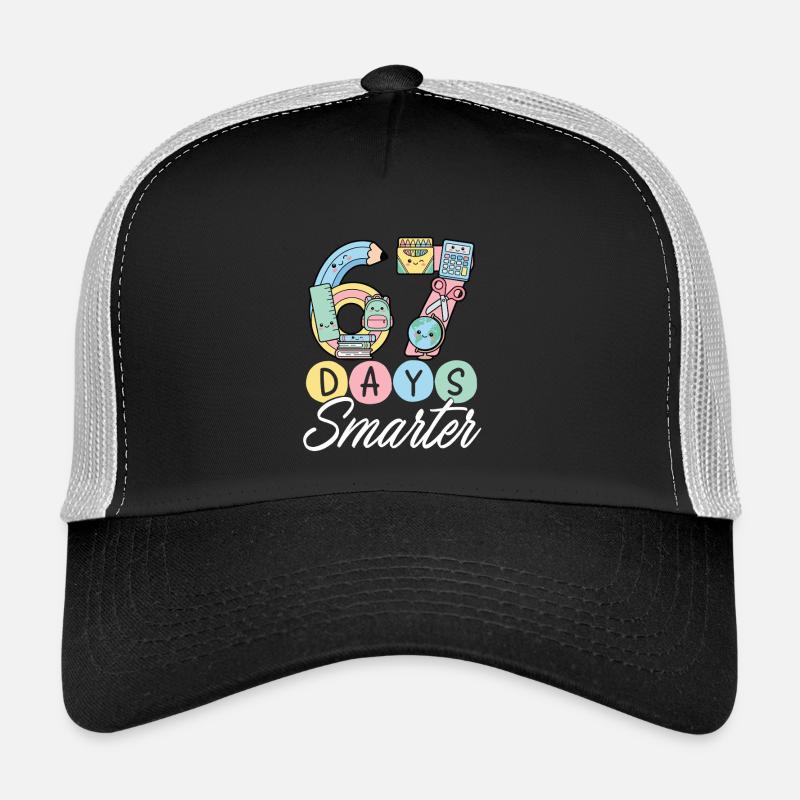 Six jours plus intelligents : thème de l’école joyeuse Casquette trucker 