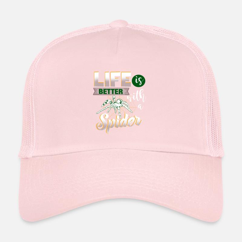 La vie est meilleure avec une araignée - pour les fans d’araignées Casquette trucker 