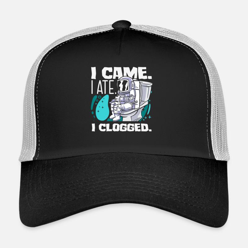 Toilet Clogging Master Funny Trucker Cap