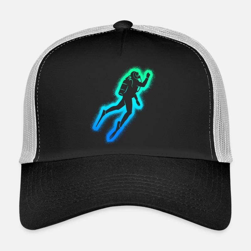Plongeurs Plongée Enfants Hommes Plongée garçons Plongée Casquette trucker 