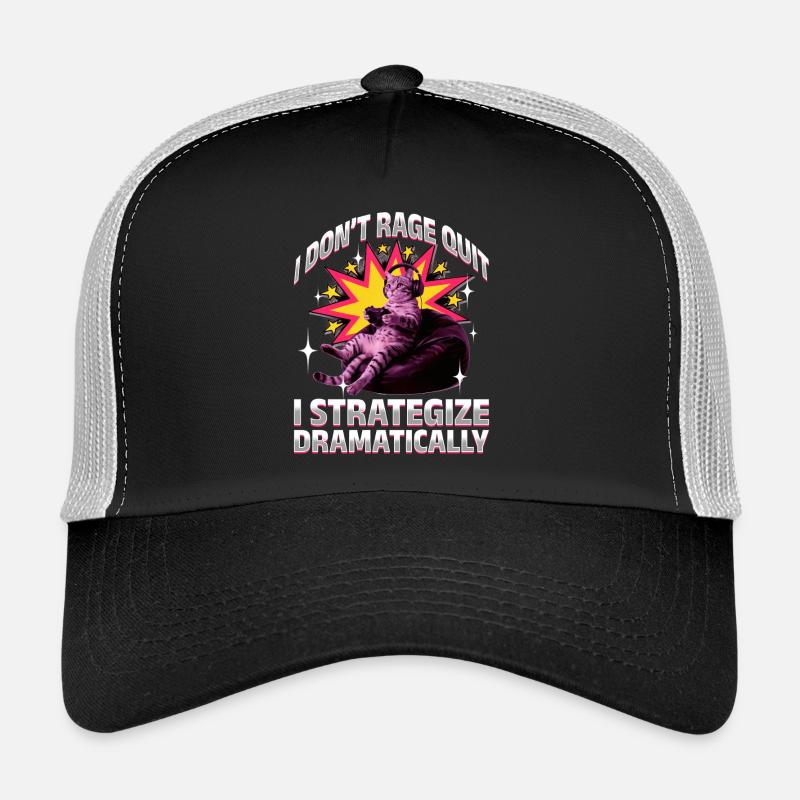 Chat gamer drôle Casquette trucker 