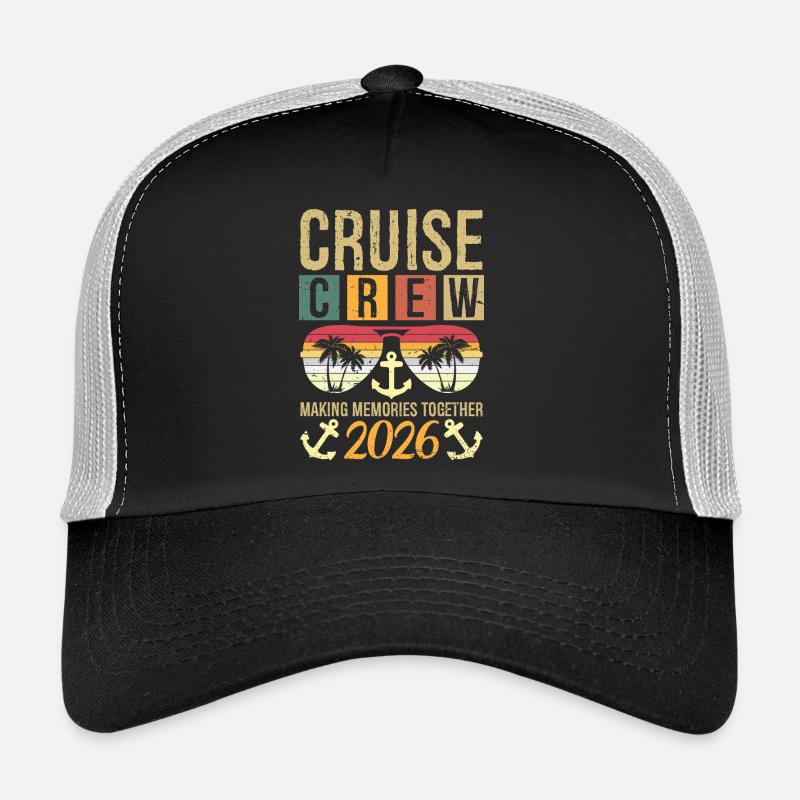 Équipe de croisière 2026 Créer des souvenirs ensemble Vacances Casquette trucker 