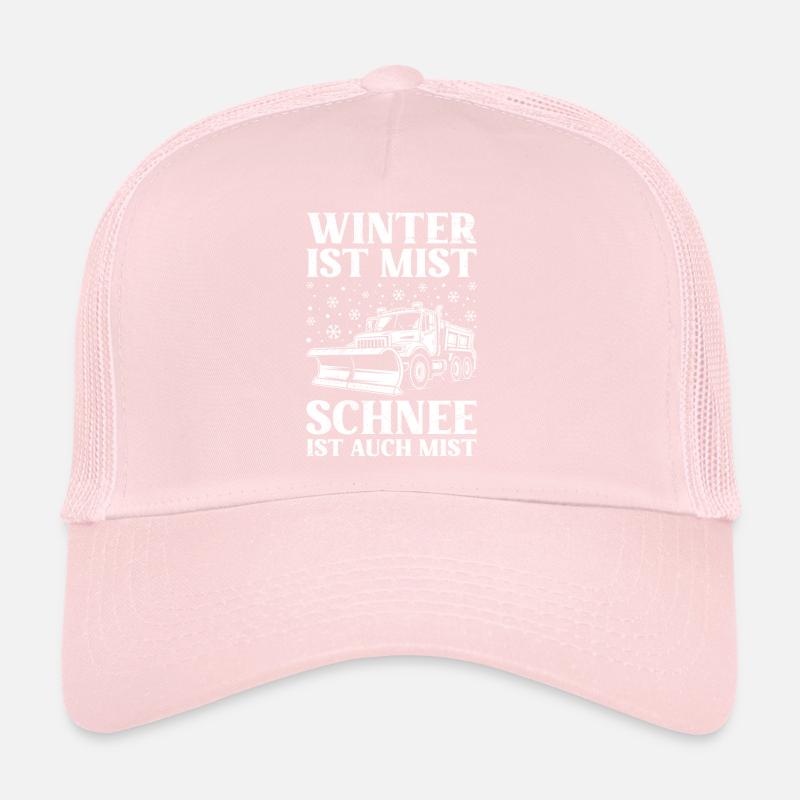 Winter service WINTER IS CRAP SNOW IS CRAP Trucker Cap