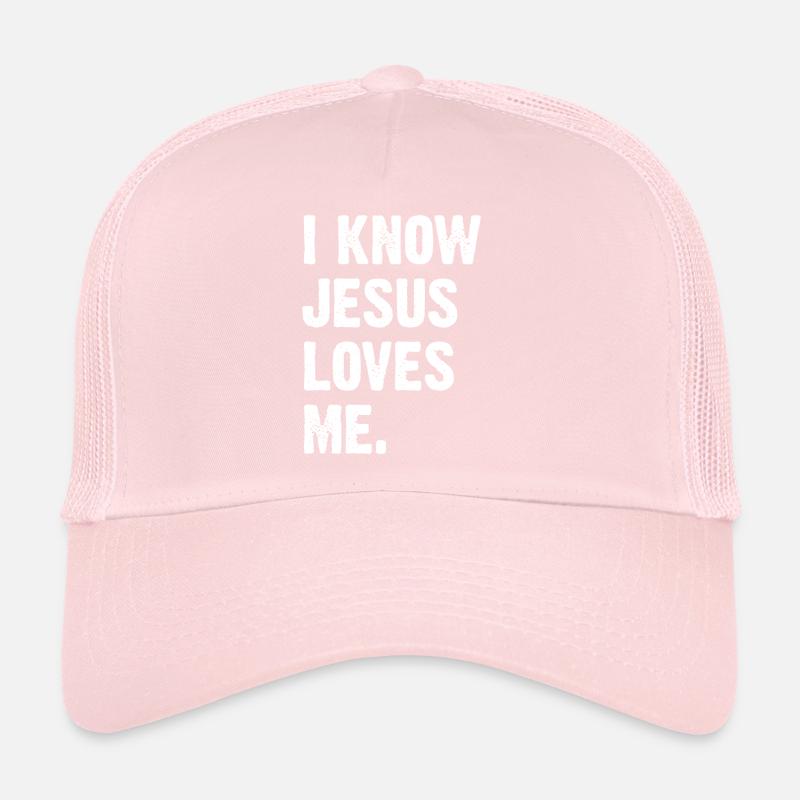Jésus m’aime Casquette trucker 
