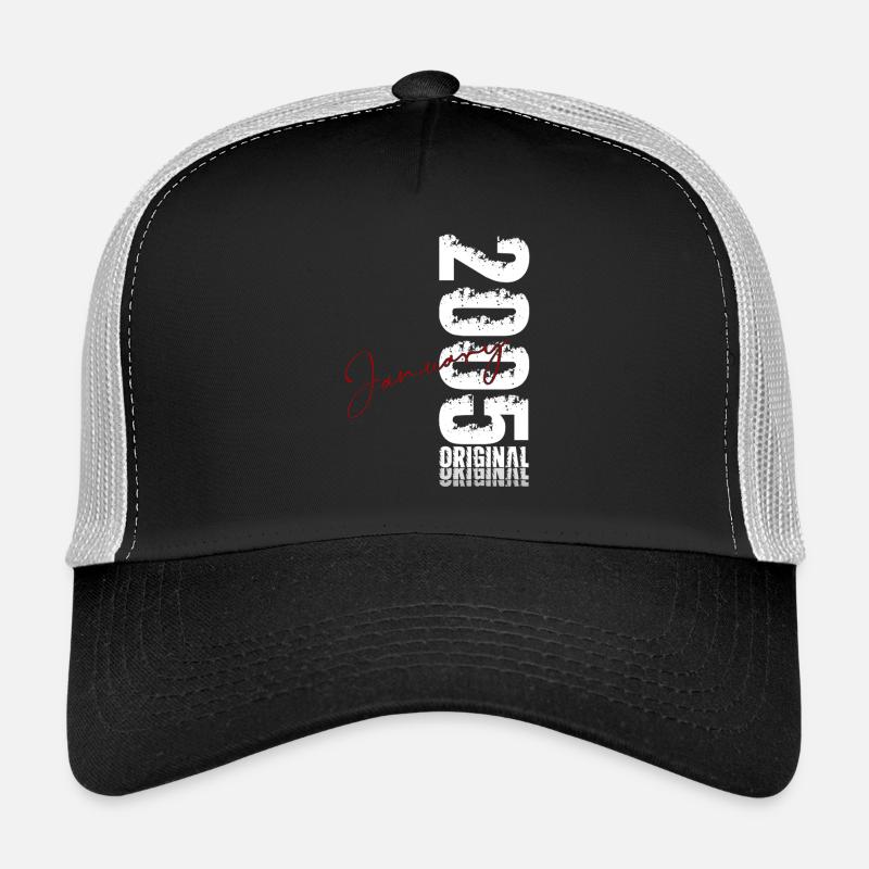 21e anniversaire Original janvier 2005 Casquette trucker 