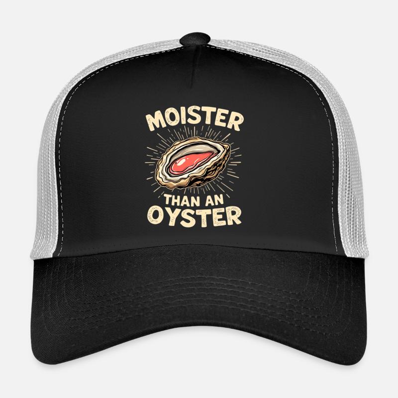 Moit comme une huître – jeu de mots Casquette trucker 