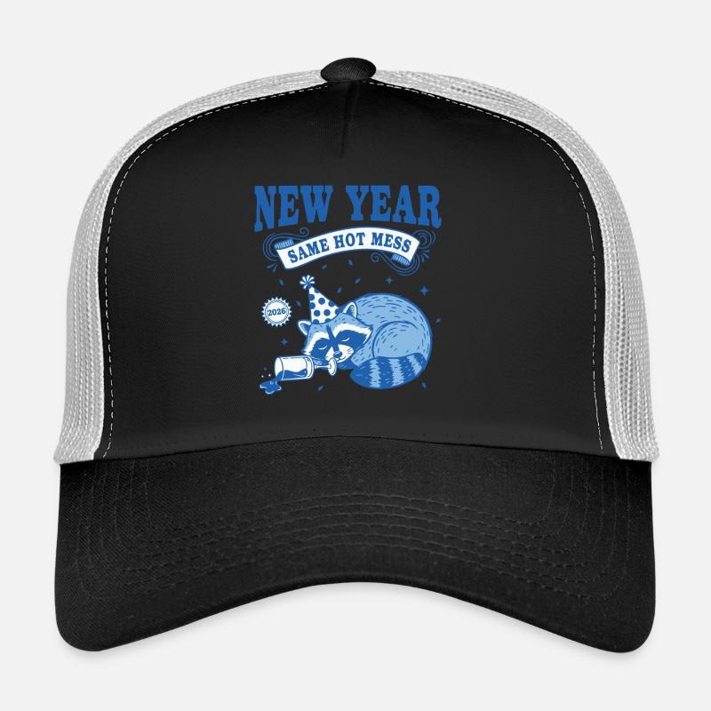 Neujahr Same Hot Mess 2026 Party-Design Trucker Cap