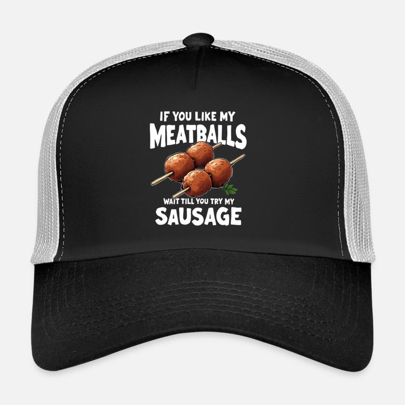 Fleischbällchen Spießwitz Spruch Trucker Cap