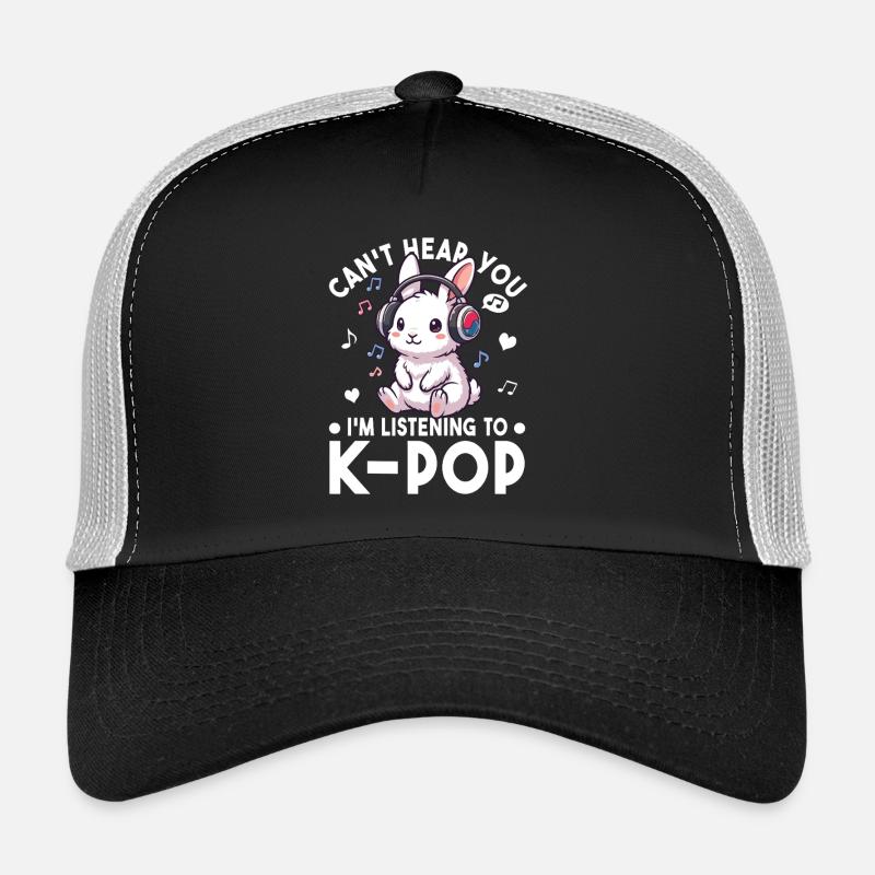 K-Pop Bunny – Sweet Music Fan Statement Trucker Cap
