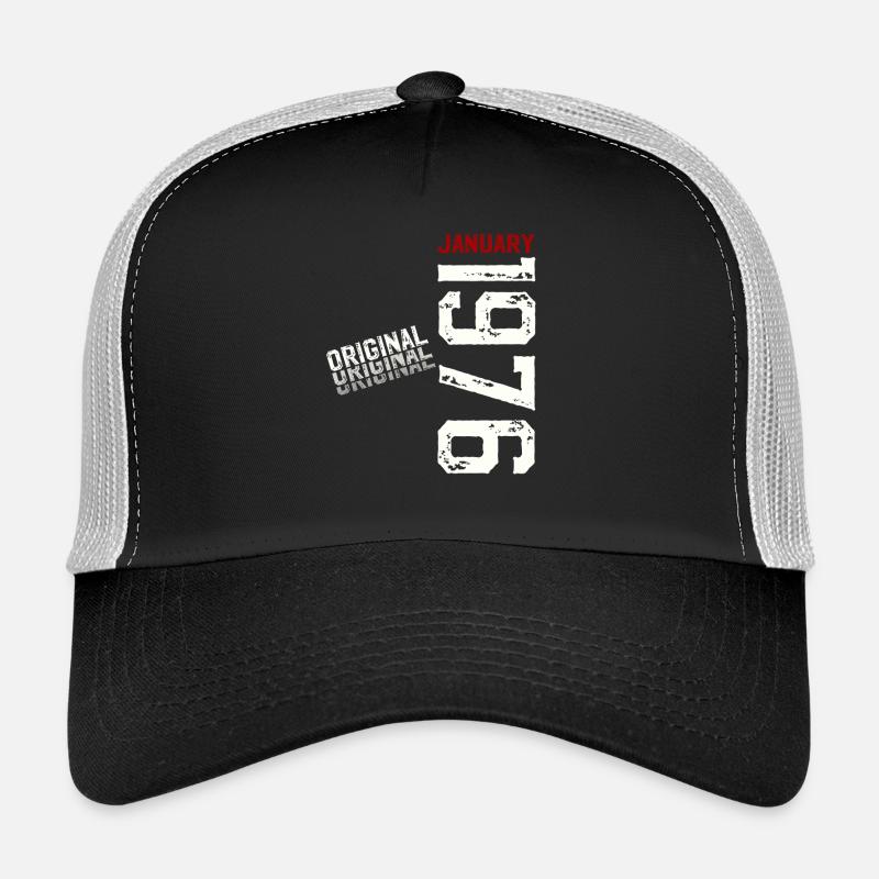 50th Birthday Original January 1976 Trucker Cap
