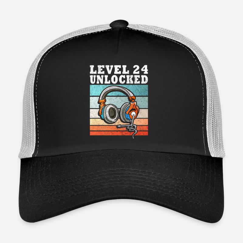 Casques déverrouillés niveau 24 Casquette trucker 