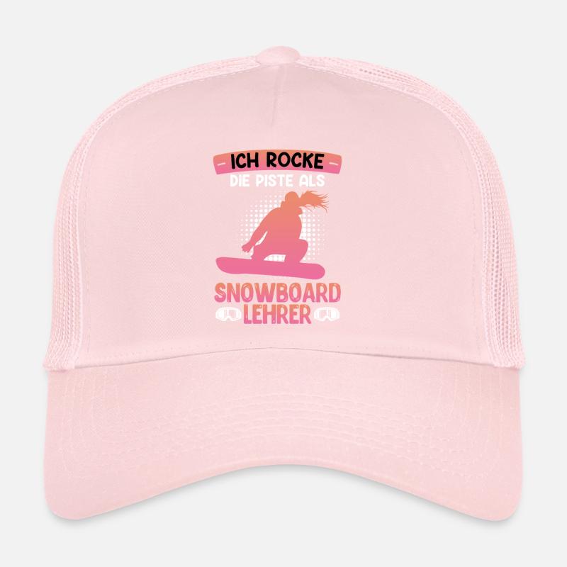 Snowboard ROCKEZ LES PENTES COMME UN SNOWBOARD Casquette trucker 