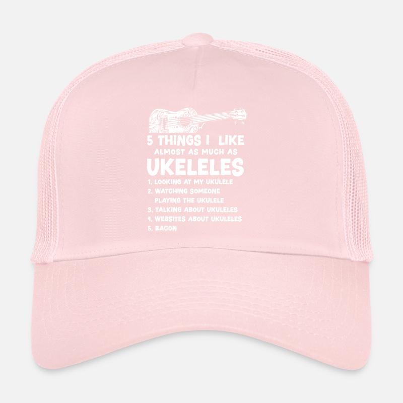 Ukulélé hawaïen ukélé 5 choses I Casquette trucker 