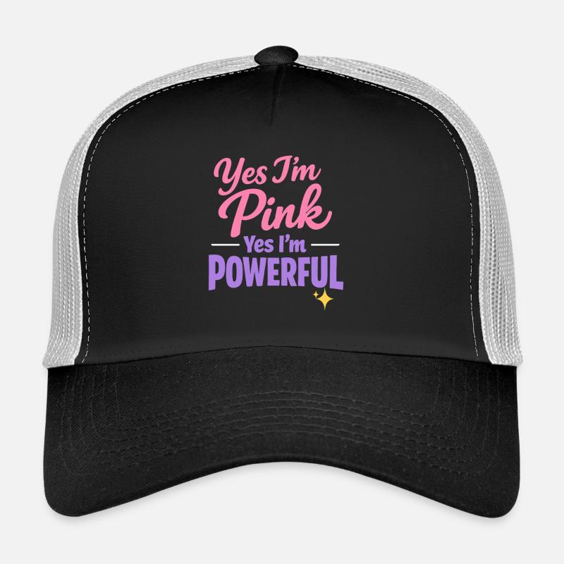 Anime Starkes Mädchen, Das Die Kraft Im Trucker Cap