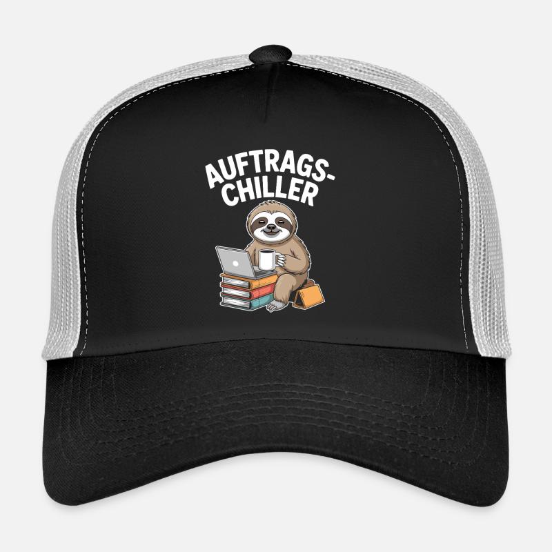 Commander Chiller Commander Chiller Bureau Sloth Casquette trucker 