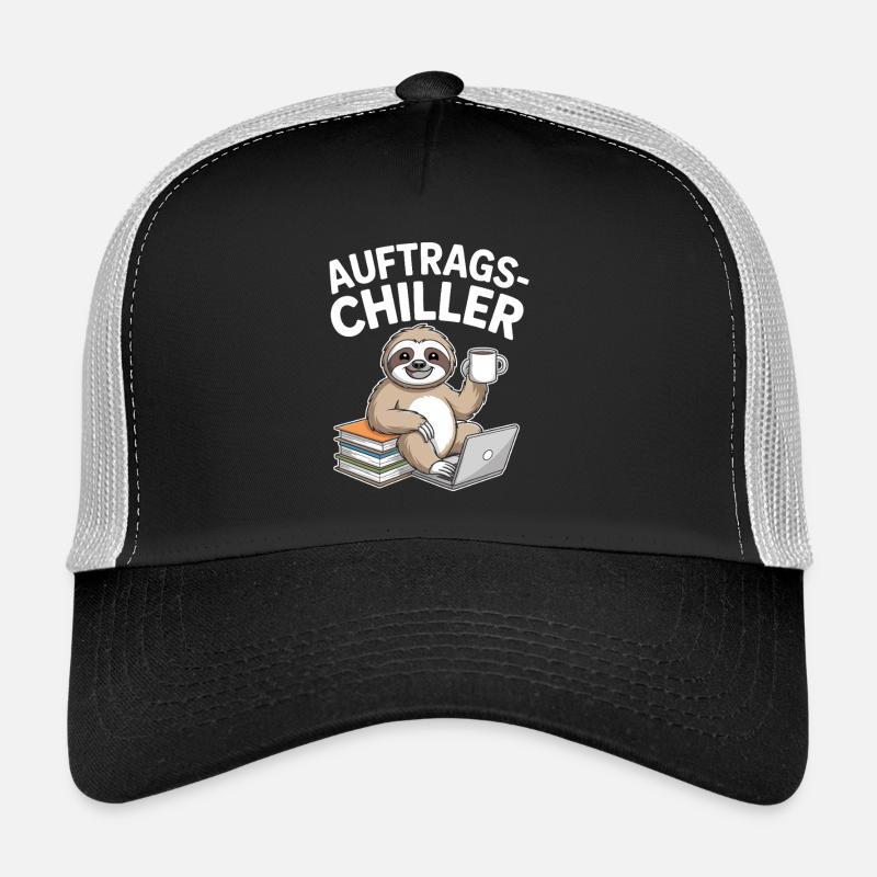 Commander Chiller Commander Chiller Bureau Sloth Casquette trucker 