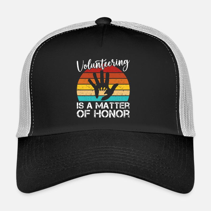 L’appréciation des bénévoles est une question d’honneur Casquette trucker 