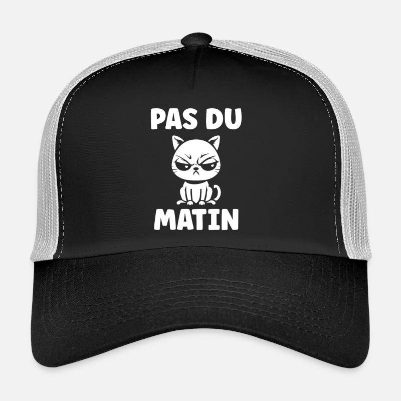 Chat grognon du matin Casquette trucker 