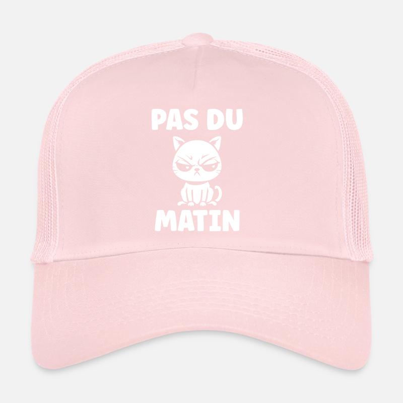 Chat grognon du matin Casquette trucker 