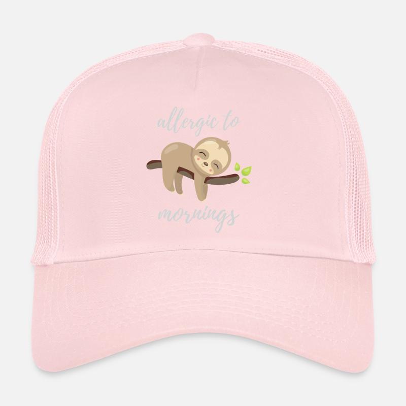 Allergique aux matins Casquette trucker 