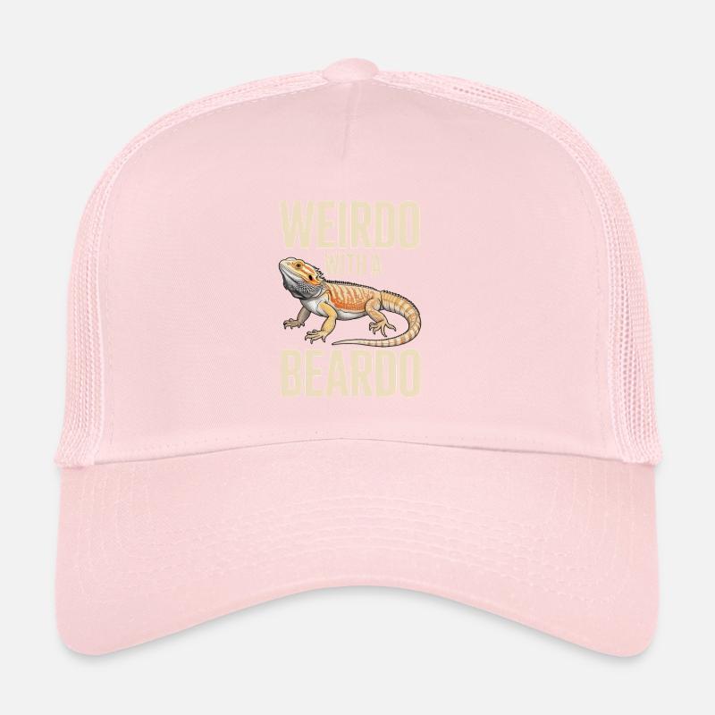Weirdo with a Beardo Gecko Trucker Cap