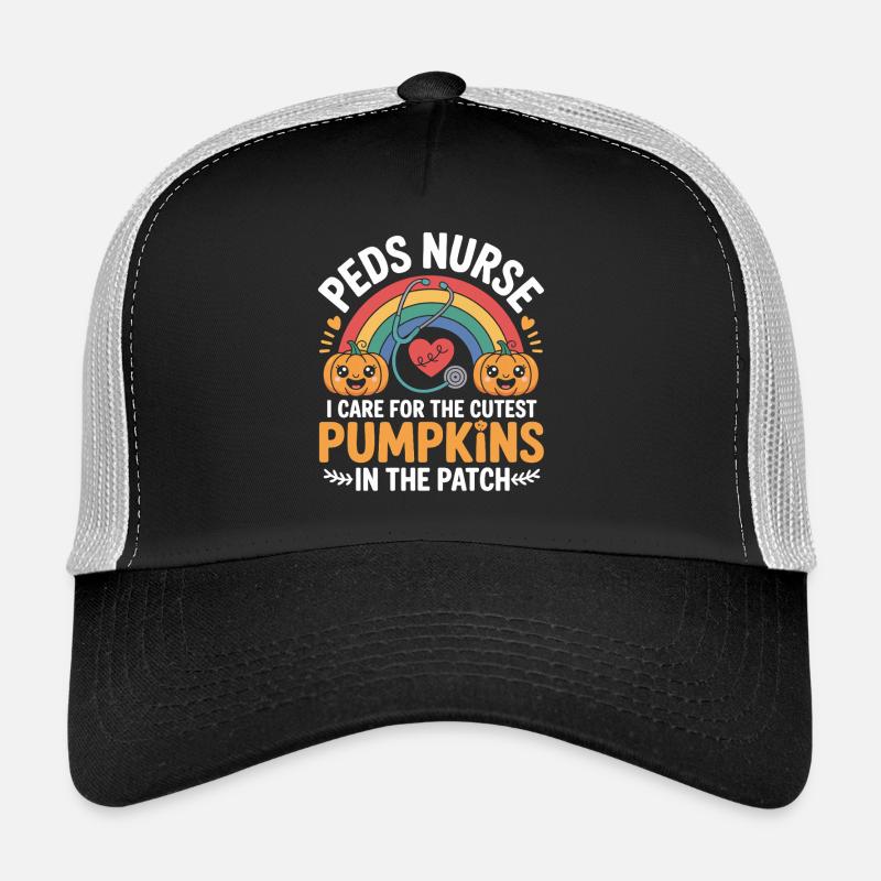 Pumpkin Care Heroine in Patch Trucker Cap