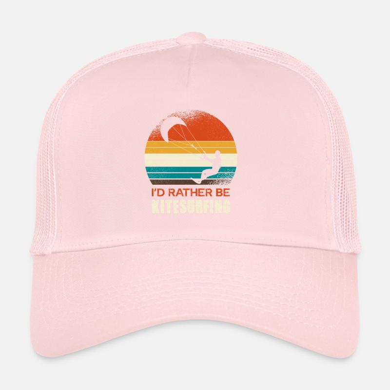 Conception de cercles rétro pour le kitesurf Casquette trucker 