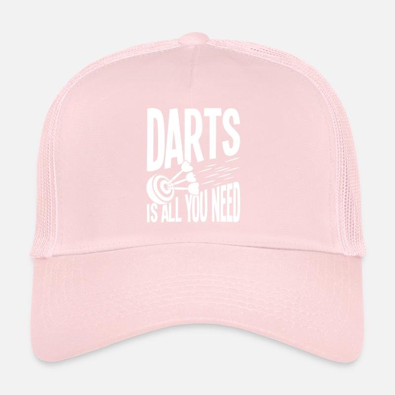 Les fléchettes, c’est tout ce qu’il te faut, drôle de fléchette Spruch Casquette trucker 