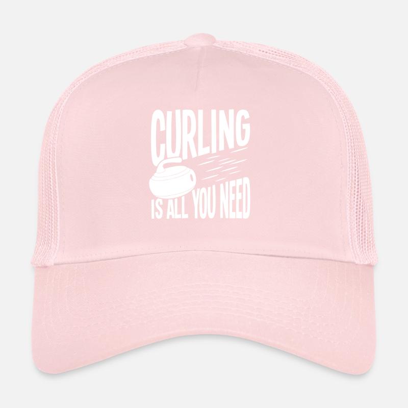 Curling is all you need Trucker Cap