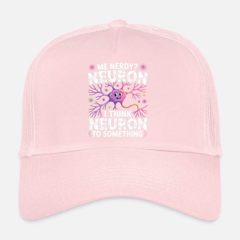 Moi nerd ? Jeu de mots avec les neurones Casquette trucker 