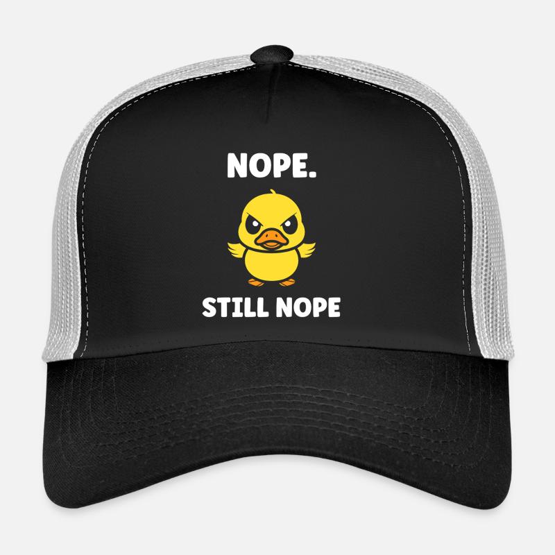 Rebellious chick no thanks again Trucker Cap
