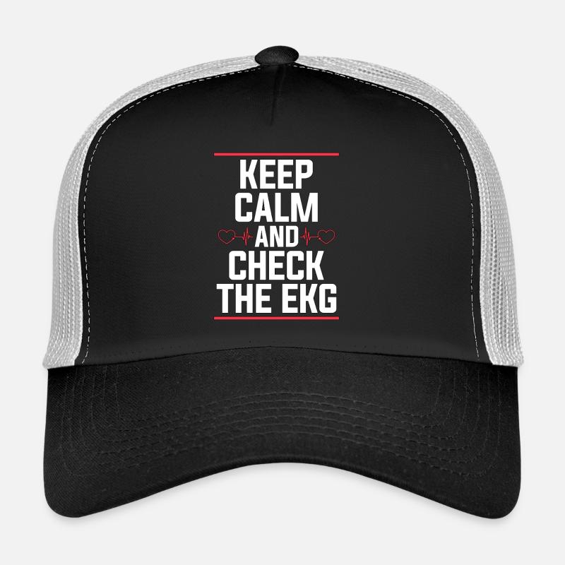 Cardiac Tech Keep Calm And Check The Cath Lab Trucker Cap