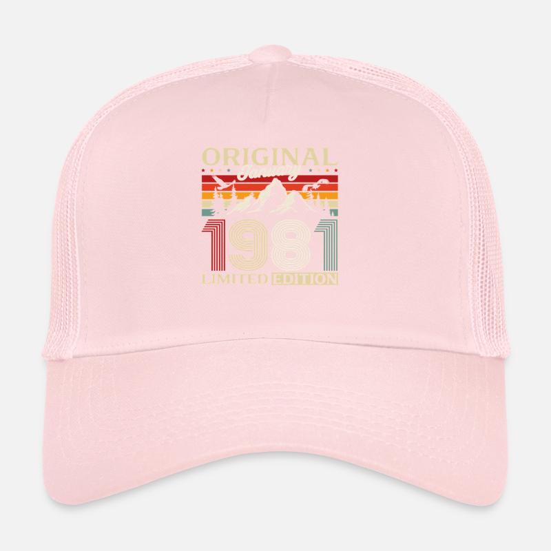 45e anniversaire Original janvier 1981 Casquette trucker 